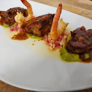 Apple cider braised pork belly