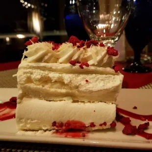 White Chocolate Mousse Cake