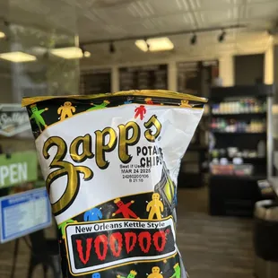 Potato chips with tang!