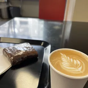 Cappuccino + Fudge Brownie