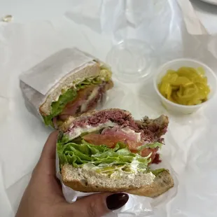 Pastrami Papi with added veggies