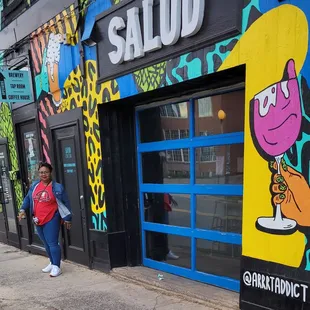 Front of the building