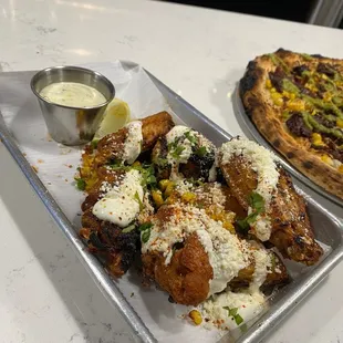 Mexican Street Corn Wings