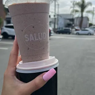Rose tea and Down by the bay smoothie