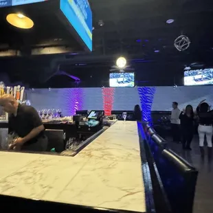 a man behind the bar