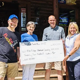 Proud to help a nonprofit with financial support to provide much needed services.