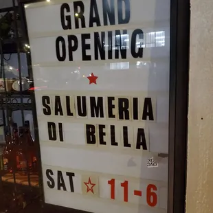 Opening today