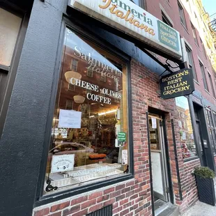 The Exterior of the store @ Salumeria Italiana in The North End Boston