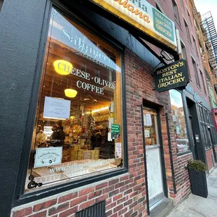 The Exterior of Salumeria Italiana in The North End Boston