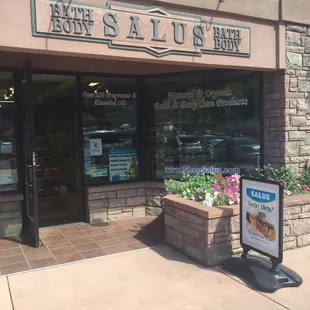 Outside exterior of store