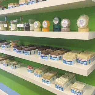 Glycerin soaps made with organic ingredients