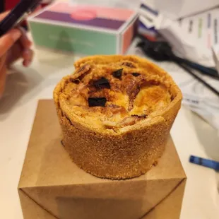 a pastry in a box