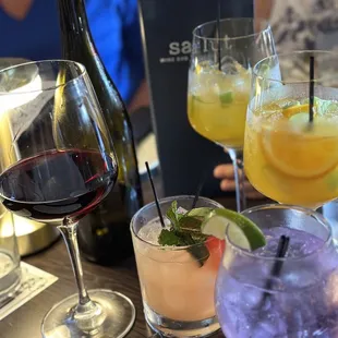 Wine, sangria, Indigo....so many choices