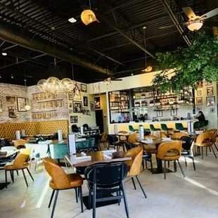 the interior of the restaurant