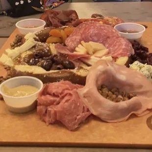Fromage a Trois- Charcuterie platter. Great price, great variety, perfect for sharing.