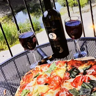 The best wood fire pizza and wine around!!