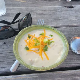 Fully load potatoe soup