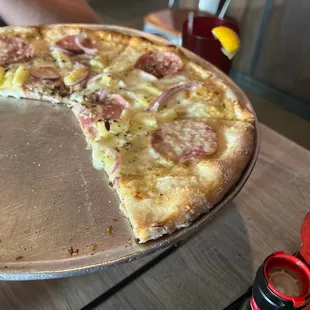Spicy Hawaiian 14" Small Pizza