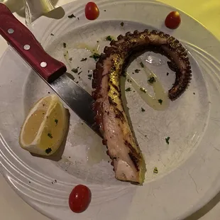 Grilled octopus