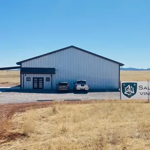 a car parked in front of a building