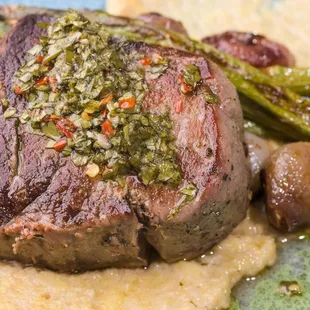 steak, food