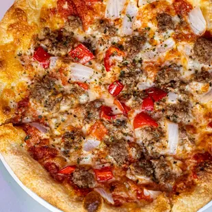 pizza, food