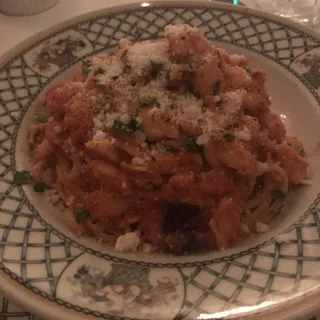 Bavette al Granchio del Ristorante "Tre Pini"