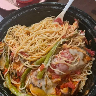 Maximo, subbed out the chicken for salmom