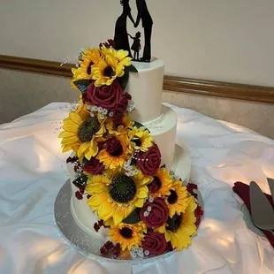 Cake done by bethel bakery included with the venue
