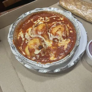 a pizza in a pizza box