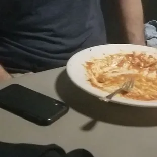 The end of the 3 way pasta, wow!