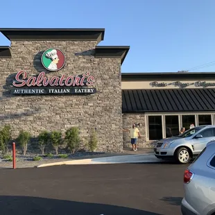 An exterior shot of an outstanding Italian Restaurant.