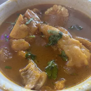 Sopa de Pata, I had already ate most dinner f it the serving is huge full of veggie too