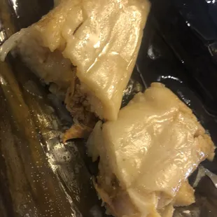 Soooo good = Chicken Tamales