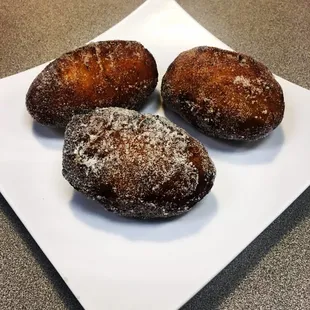 Salvadorian dessert! Made from platains and creamy white filling.