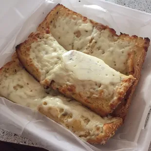 Cheesy garlic bread