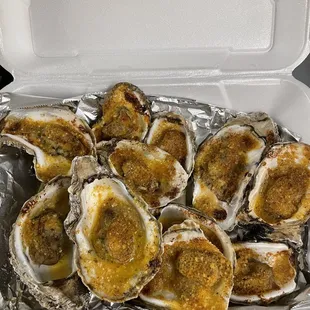 a box of oysters