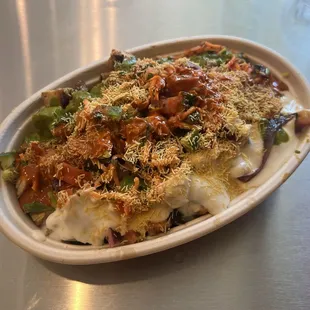 Bowl with extra chicken