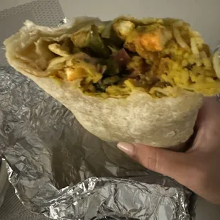 Paneer Tikka Burrito