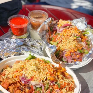 Paneer Tikka Rice Bowl and Roti Taco (3)