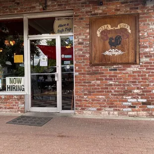 Only curbside and takeout right now