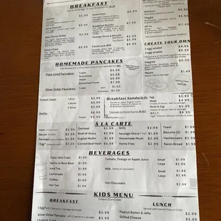 Menu 2/25/23