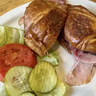 Ham and Swiss Cheese Croissant