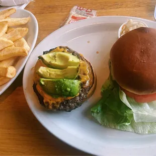 Avocado Cheddar Burger