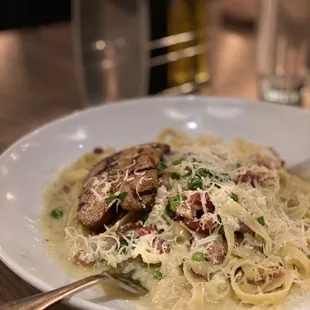 Fettuccini carbonara