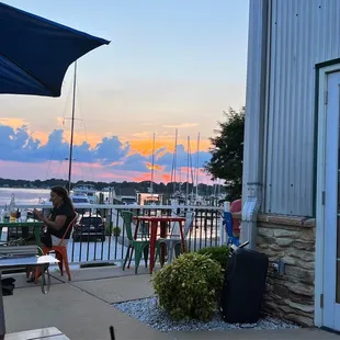 View from our table