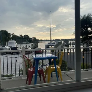 Outside
