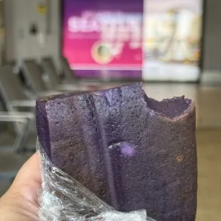 Ube butter mochi