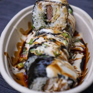 Reconstructed Musubi - IG: @nelson_eats