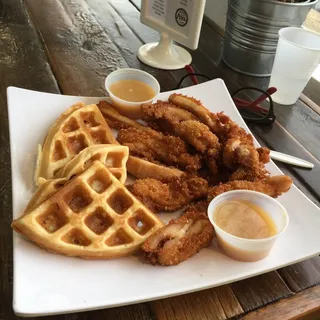 Guava Chicken & Waffle Bubbles